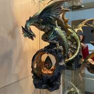 Design Toscano Death's Door Dragon Sandtimer Hourglass Figurine 